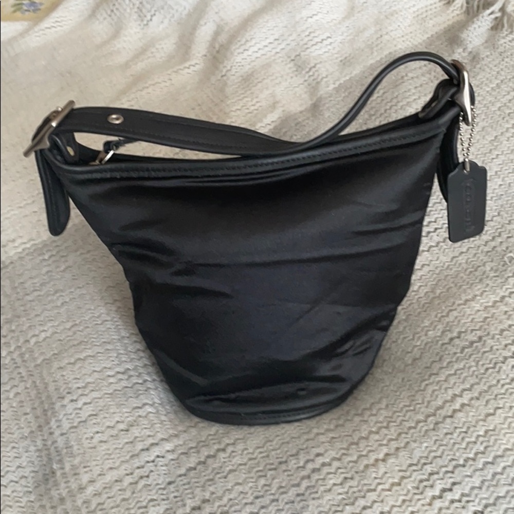 Satin Coach Bag